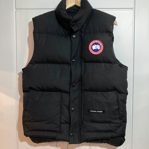 프리스타일 크루 패딩 베스트