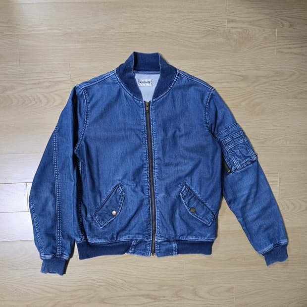 맥그리거 블루종 데님 자켓 