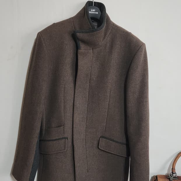 L'UOMO 남성 차이나 카라 코트