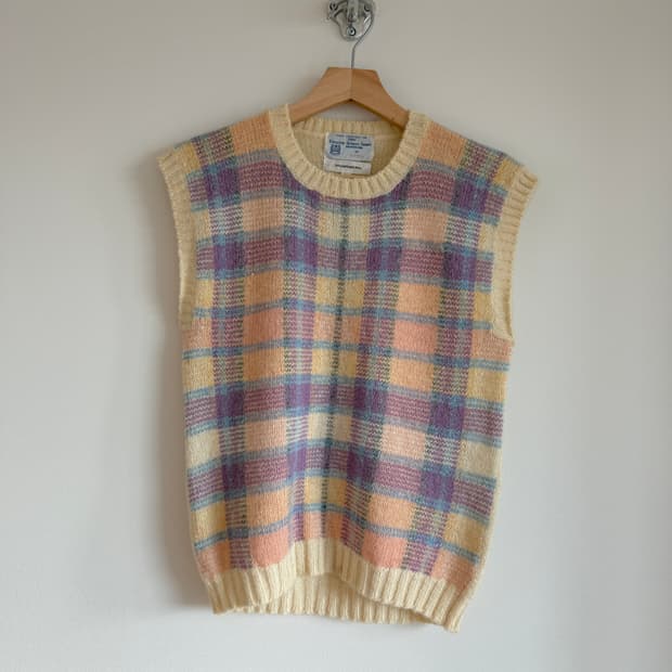 ASTON 스코틀랜드 울 니트 베스트