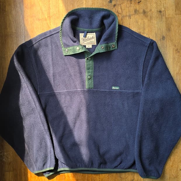 WOOLRICH 울리치 스냅티 신칠라 플리스 MADE IN USA