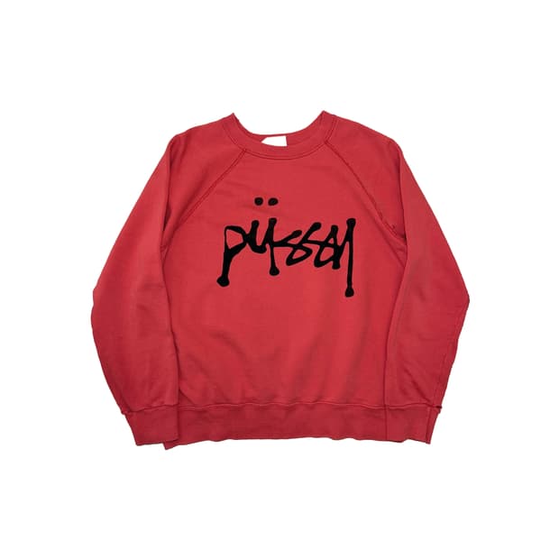 80’s 스투시 패러디 P*ssy 스웻셔츠