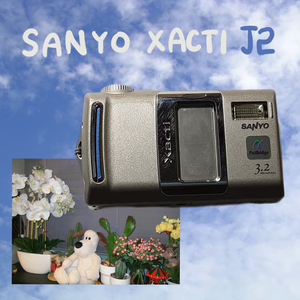 산요작티J2 빈티지디카 디지털카메라 sanyo xacti 레트로연예인디카