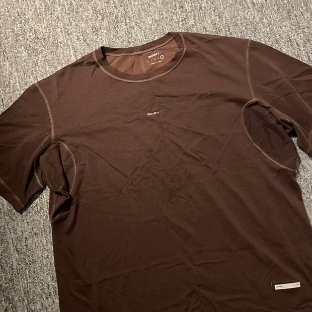 새티스파이 소프트셀 반팔 티셔츠 브라운 [4]