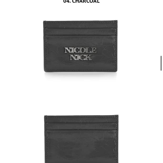 닉앤니콜 카드지갑 (기프트박스+더스트백)