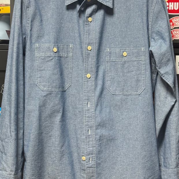 [M] 브론슨 샴브레이 셔츠