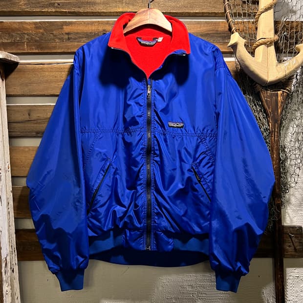 [M]80's 빈티지 파타고니아 플리스 나일론 웜업 자켓