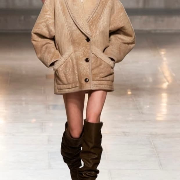 이자벨마랑 양가죽 무스탕