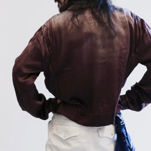 KAMIYA BLEACHED RAYON JACKET