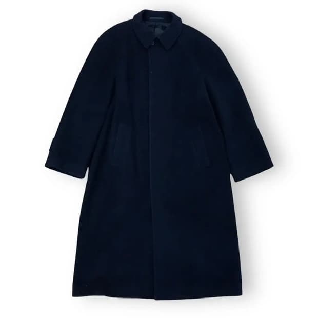 피에르발망 울 캐시미어 네이비 발마칸코트 105