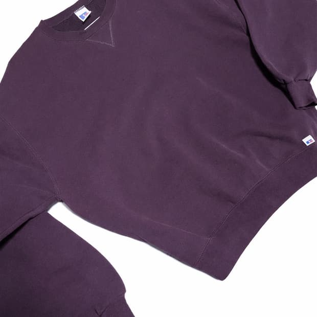 90s 러셀 스웻 버건디(L)