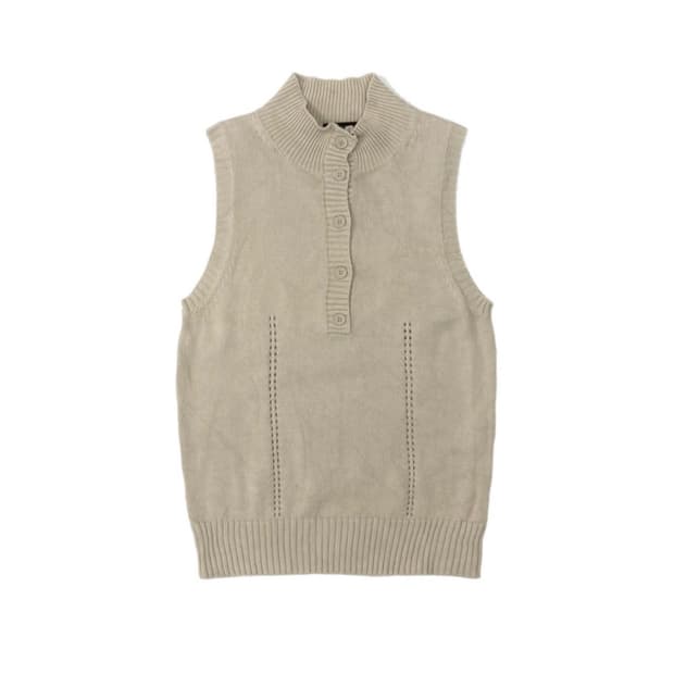 Comme Ca Ism Button Knit Vest