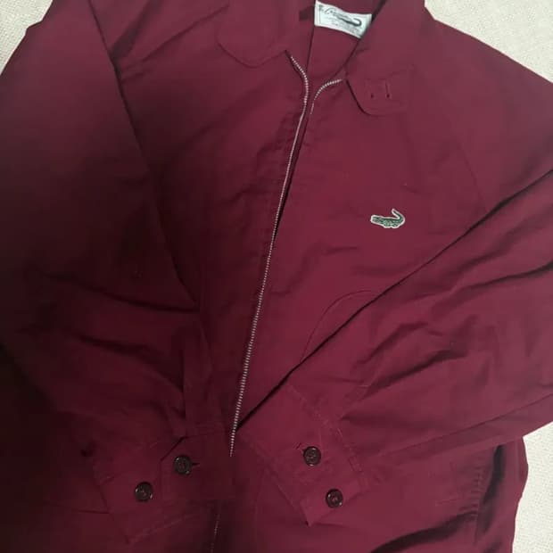 라코스테 정품 레드보건드 자켓 
