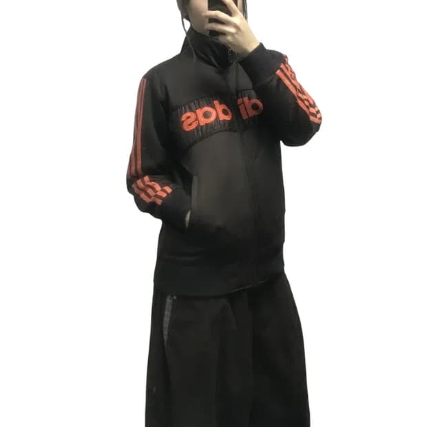 00s 아디다스 브라운 패딩 자켓