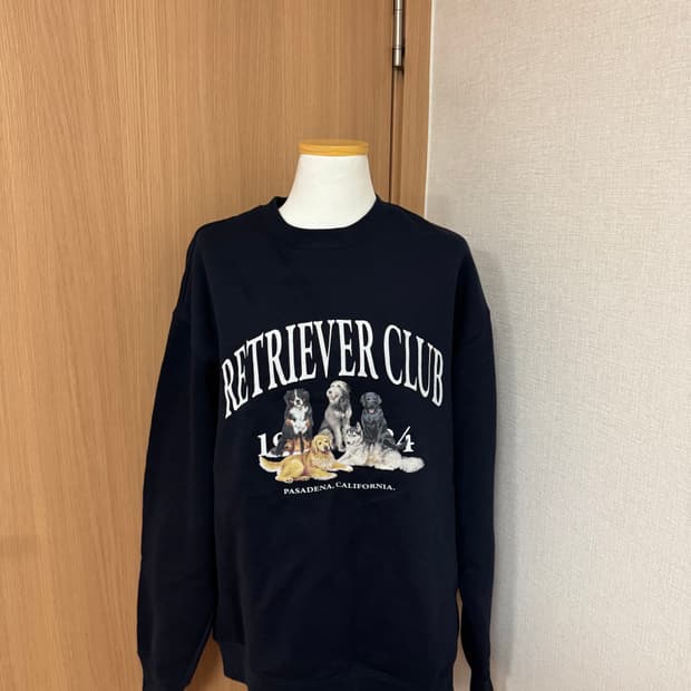 리트리버 클럽 기모 맨투맨