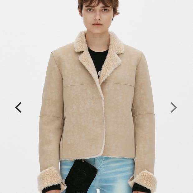 더오픈프로덕트(OPEN YY)시어링 리버시블 자켓