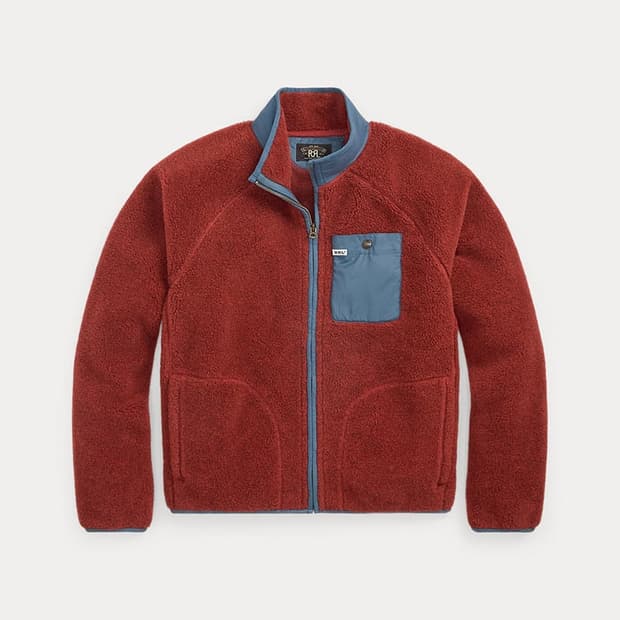 RRL 더블알엘 울블렌드 파일 플리스 자켓 M
