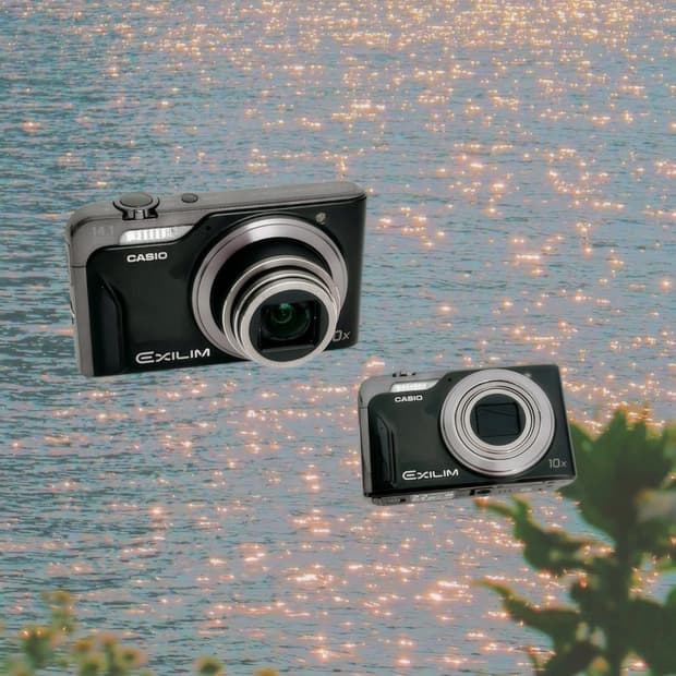 메이크업모드!) 카시오 엑슬림 h15 Exilim 빈티지 디카