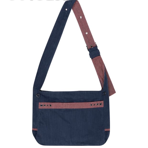 코이세이오 STRIPE POINT CROSS BAG NAVY