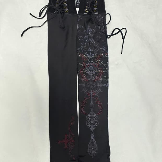 Ozz croce 고스 펑크 블랙 워머