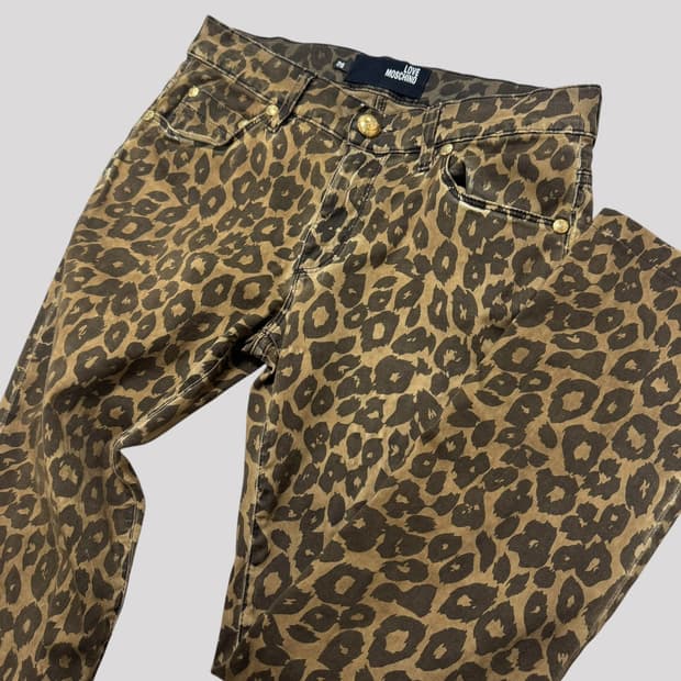 모스키노 러브 레오파드 팬츠