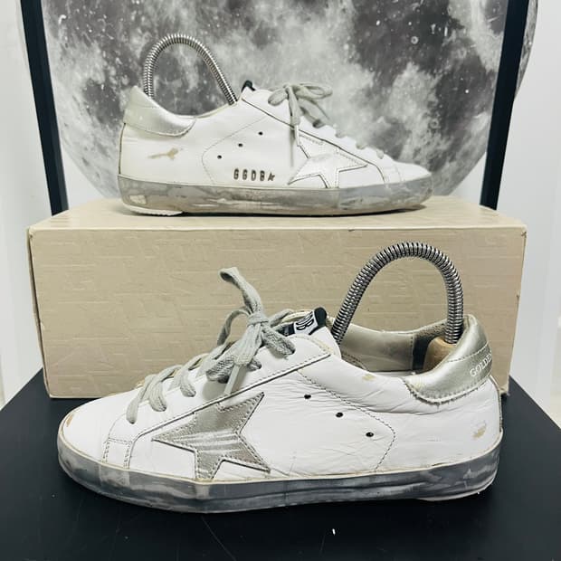 정품 36) 골든구스 스파클 실버 스니커즈 230~235