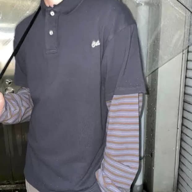 ERL double sleeve polo M사이즈