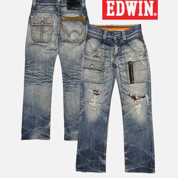 aging fade damage jean