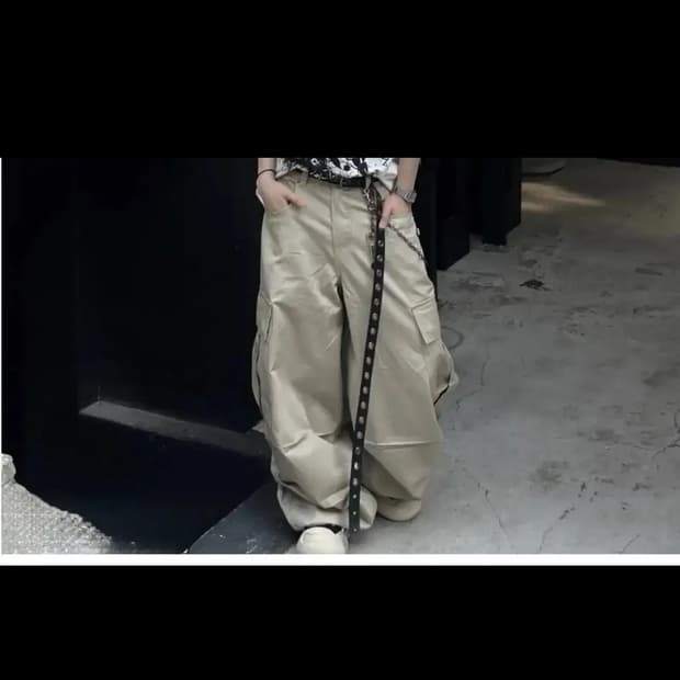 새상품 IDWS Andy Twill Balloon Cargo Pants