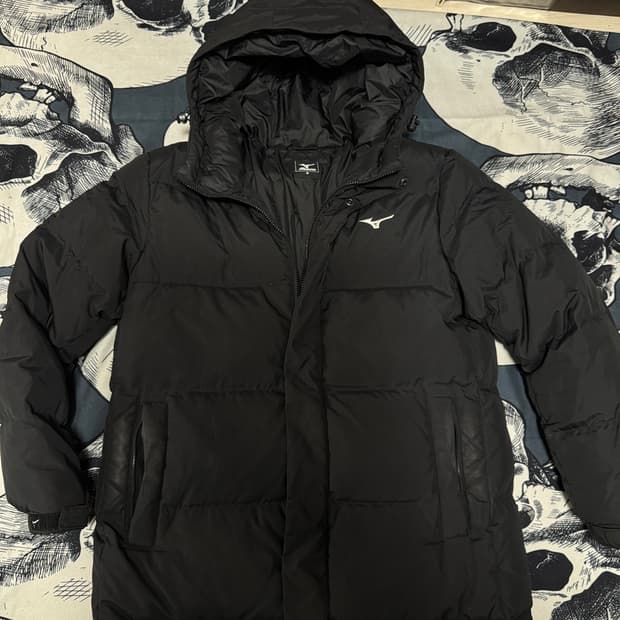 미즈노 다운 롱패딩 M사이즈 