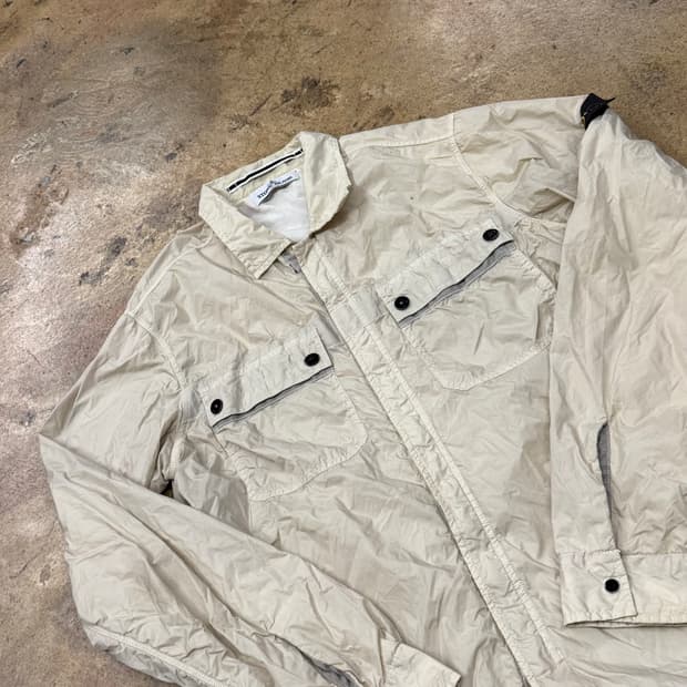 [정품/M] 스톤아일랜드 멀티포켓 나일론 자켓 셔츠 b17