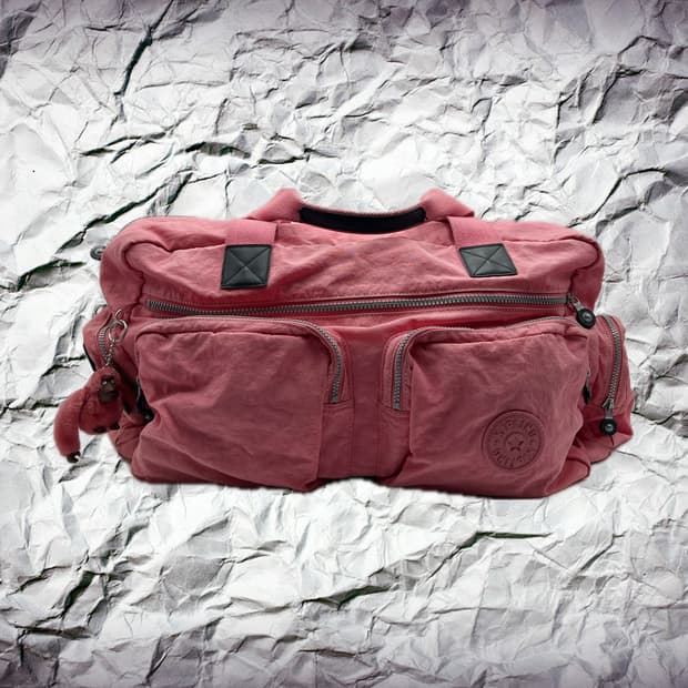 키플링(Kipling) 나일론 멀티 포켓 보스턴백