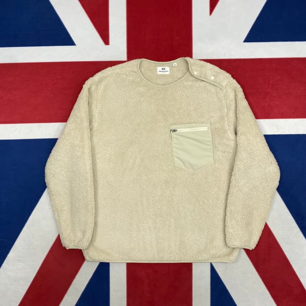 유니클로 x 엔지니어가먼츠 후리스맨투맨 L