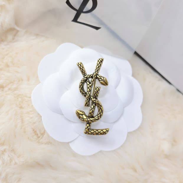 빈티지 뱀 미디엄 엔틱 입생 브로치