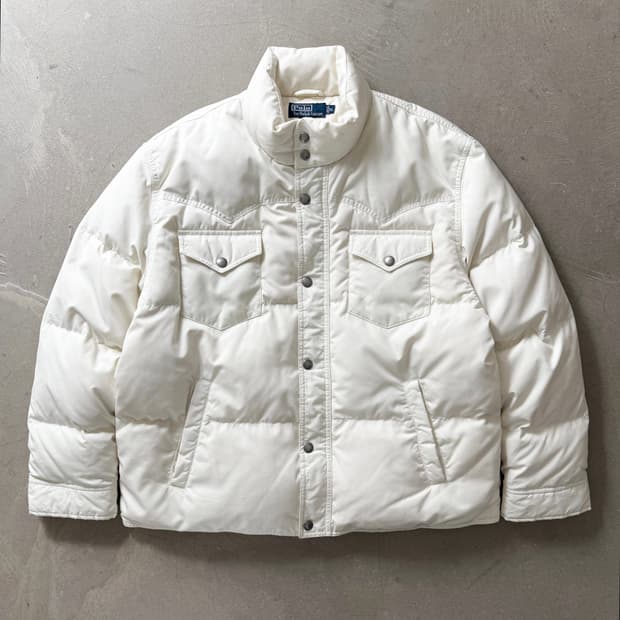 Polo Ralph Lauren White Down Jacket