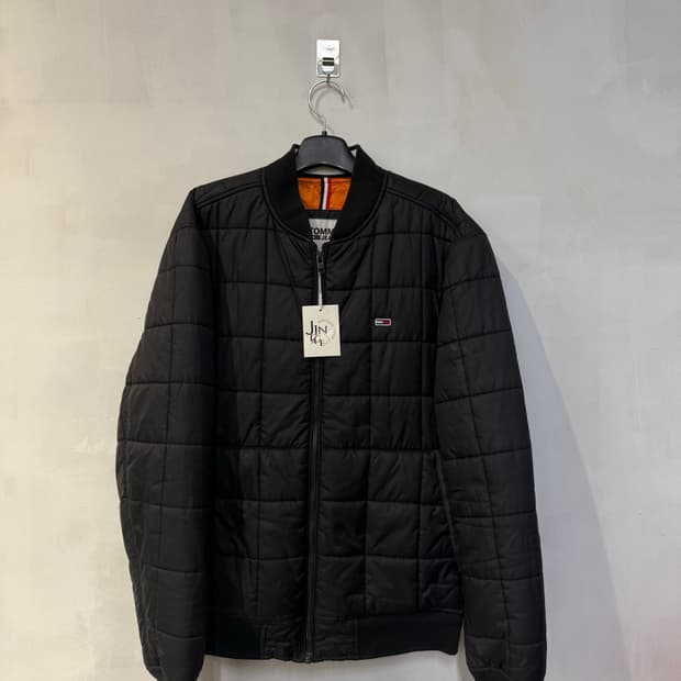 타미힐피거 블랙 패딩자켓