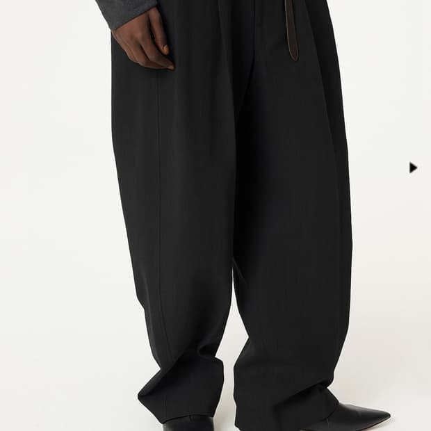 렉토 울 퀸시 벨티드 팬츠(m)