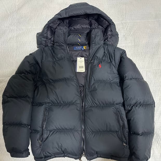 정품 폴로 남성 고햄 덕다운 무광 패딩 점퍼