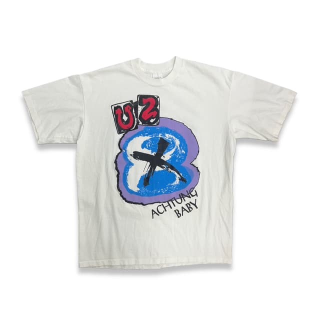 1991‘ U2 'Achtung Baby' 앨범 티셔츠 XL