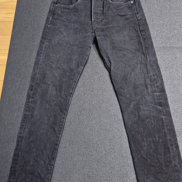 리바이스 501 CT 블랙진 W28 L32