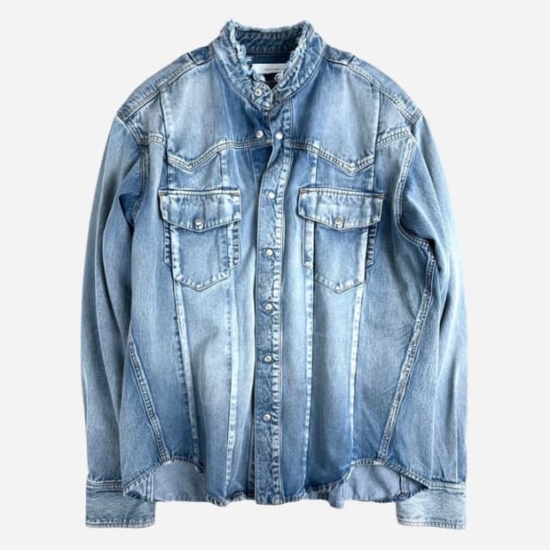 파세타즘 Facetasm 카라리스 리빌드 데님 자켓