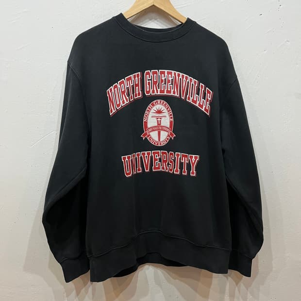 빈티지 잔스포츠 노스그린빌 대학 맨투맨 스웻셔츠 