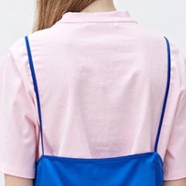Basic Crop Tshirts (Baby Pink)