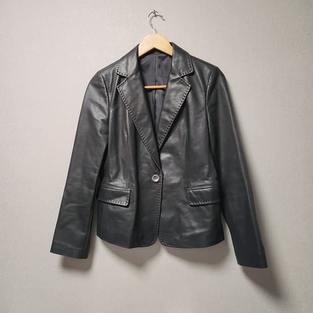 여성 양가죽 가죽자켓 66사이즈