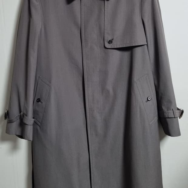 M (66) 랑방 빈티지 그레이 트렌치코트