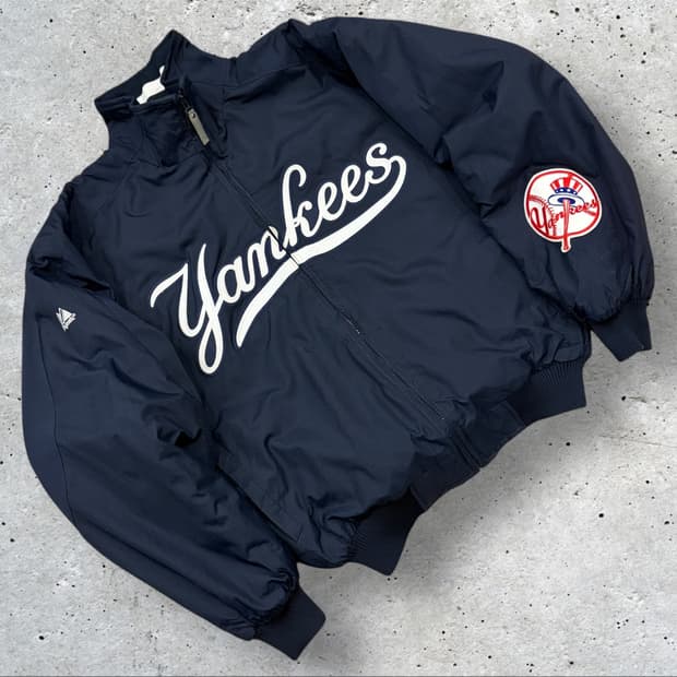 [M] 마제스틱 Majestic 뉴욕 양키스 야구 집업 자켓 B694