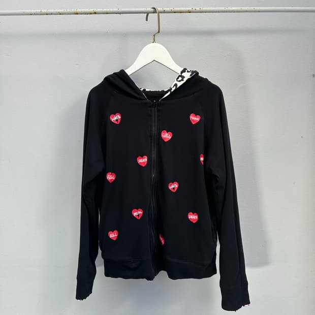 HELL CAT PUNKS 리버시블 후드집업