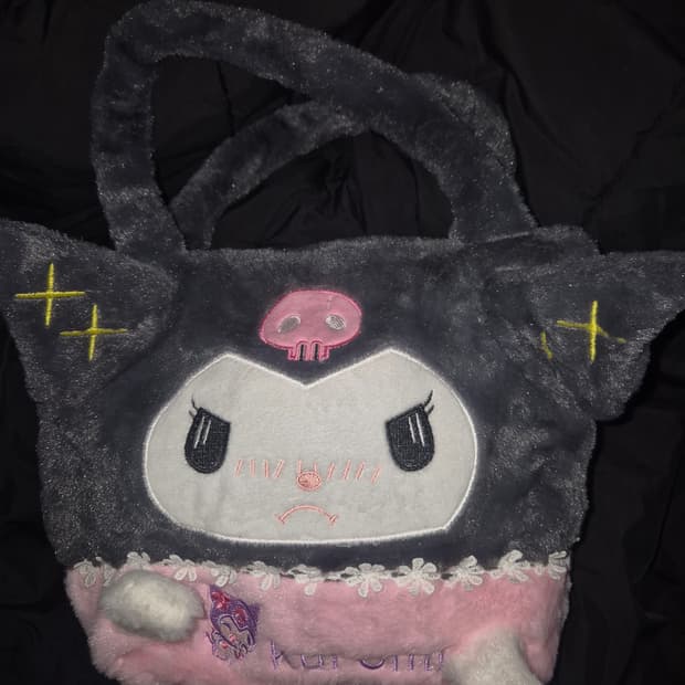 쿠로미 퍼 토트백