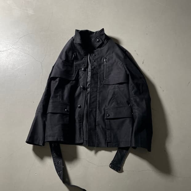 하비 Military Belted Short Jacket