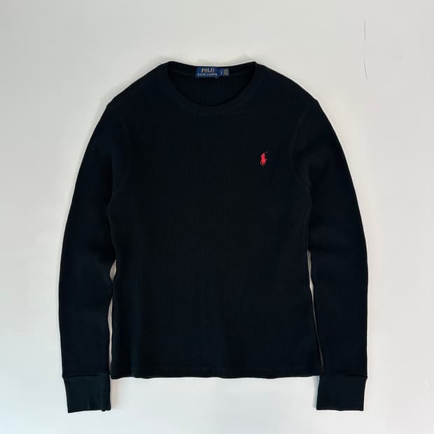 폴로 랄프로렌 롱슬리브 니트 블랙(44-66)